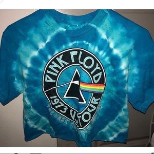 Pink Floyd crop tee